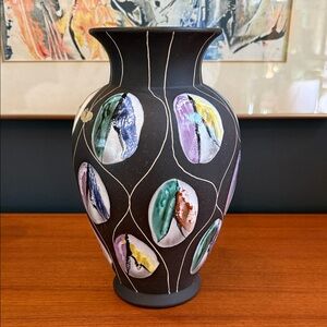 Vintage Bay Keramik Kongo Vase Bodo Mans West German
